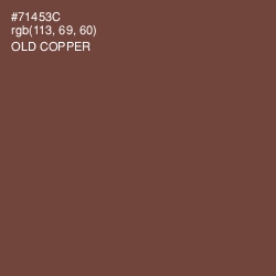 #71453C - Old Copper Color Image